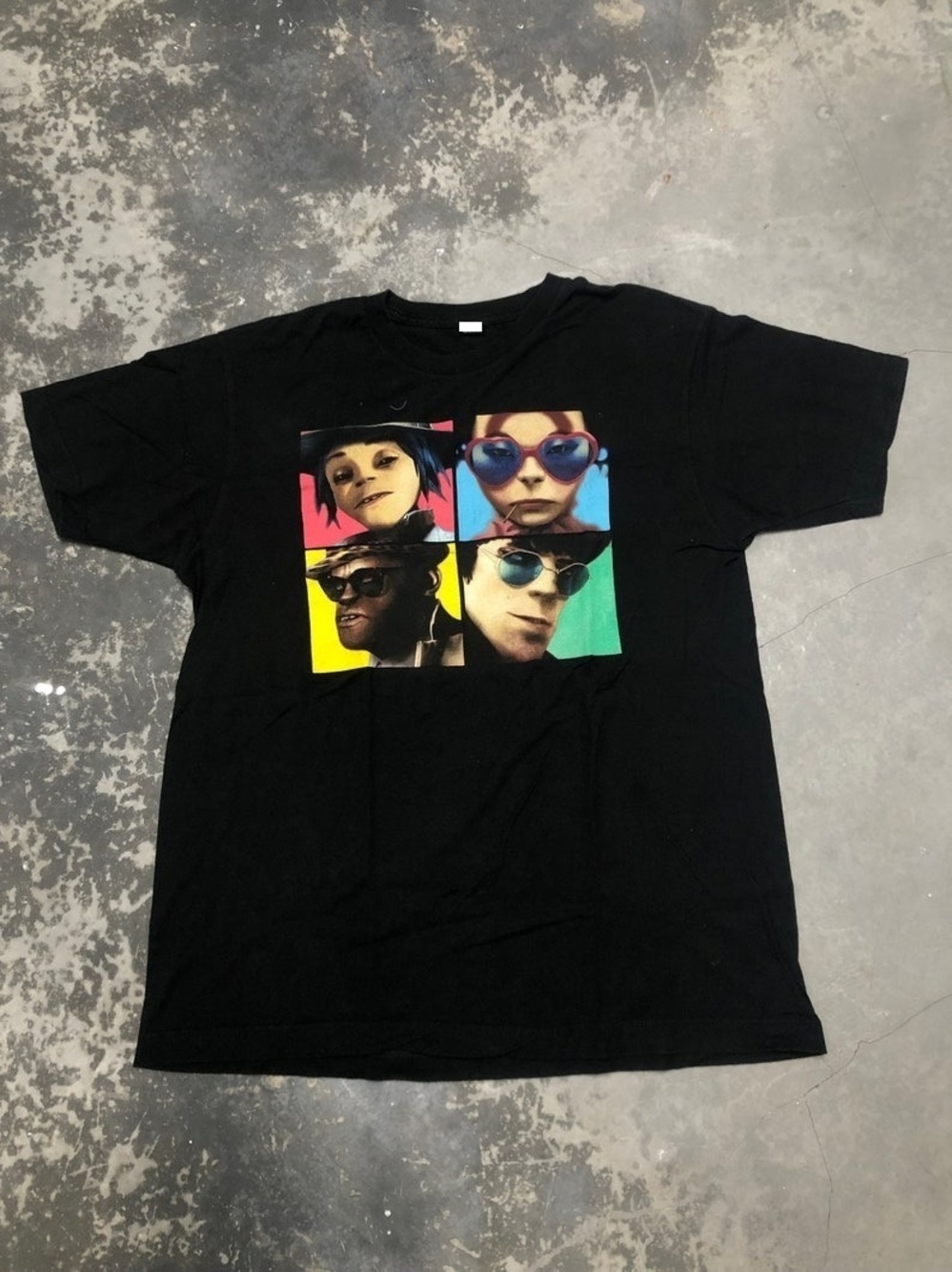 Retro Shirt Gorillaz Humanz Tour Rock Band